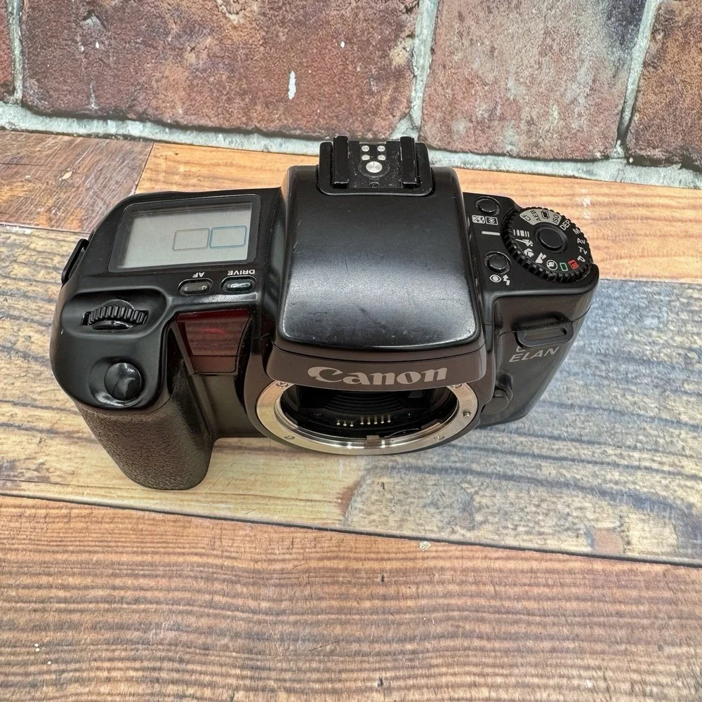 Canon EOS Elan 35mm SLR Film Camera Body Only Untested AS IS Japan